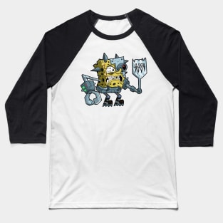 cyborg Sponge bob Baseball T-Shirt